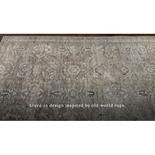 Bungalow Rose Sim Oriental Antique/Moss Area Rug & Reviews Wayfair